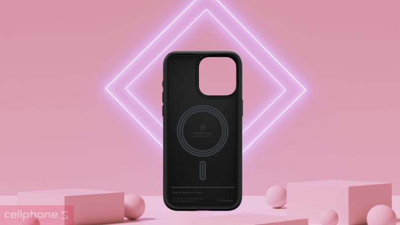 Ốp lưng iPhone 15 Plus Spigen Mag Parallax with MagSafe