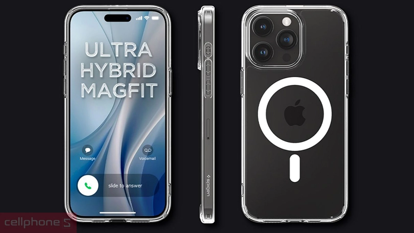 Ốp lưng magsafe iPhone 15 Pro Spigen
