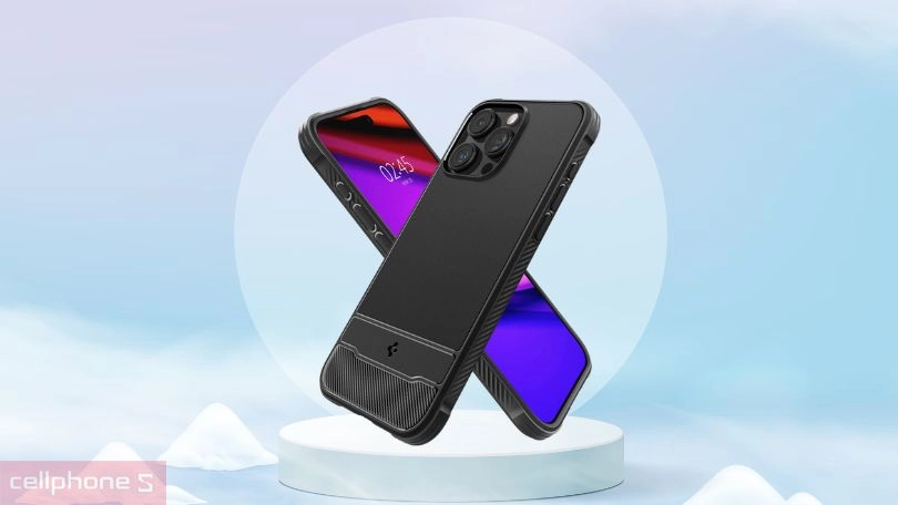 Ốp lưng Magsafe iPhone 15 Pro Spigen Rugged Armor 