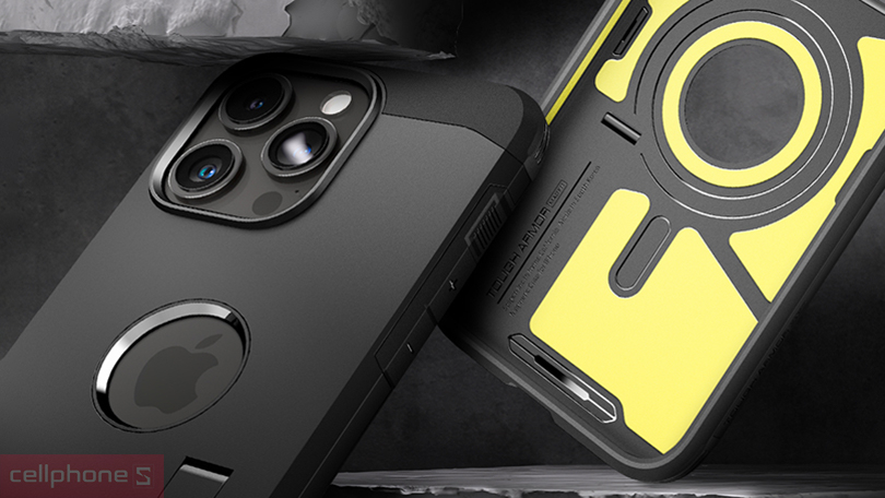 Ốp lưng magsafe iPhone 15 Pro Spigen Tough Armor