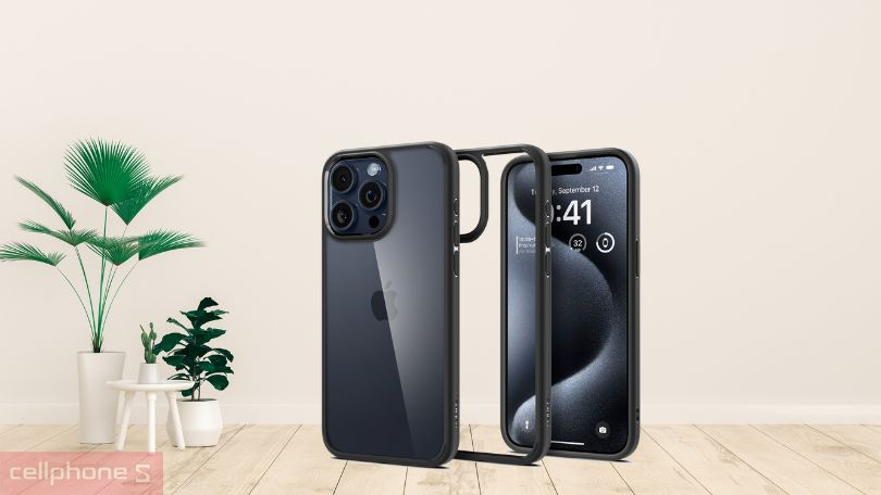Ốp lưng Magsafe iPhone 15 Pro Spigen Ultra Hybrid