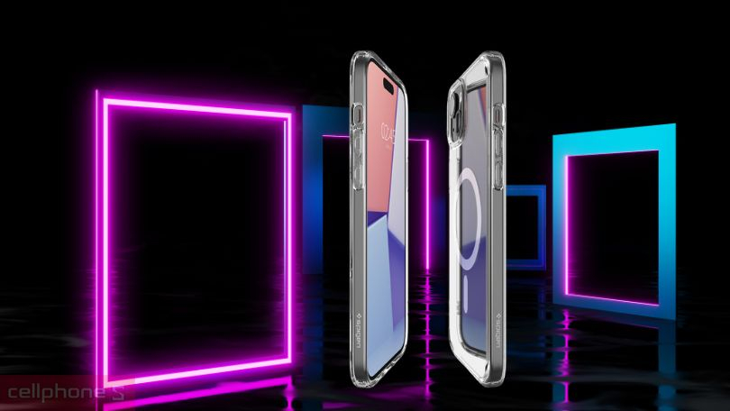 Ốp lưng iPhone 15 Spigen Ultra Hybrid with Magsafe