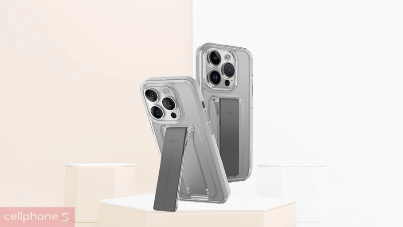 Ốp lưng iPhone 15 Pro Uniq Hybird Heldro Mount
