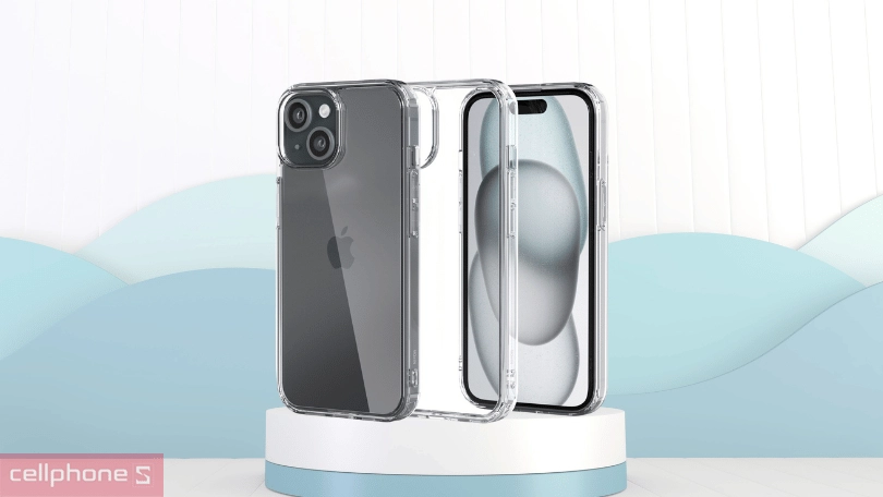 Ốp lưng iPhone 15 Mipow Ultra Thin Transparent - Bảo vệ điện thoại tối ưu