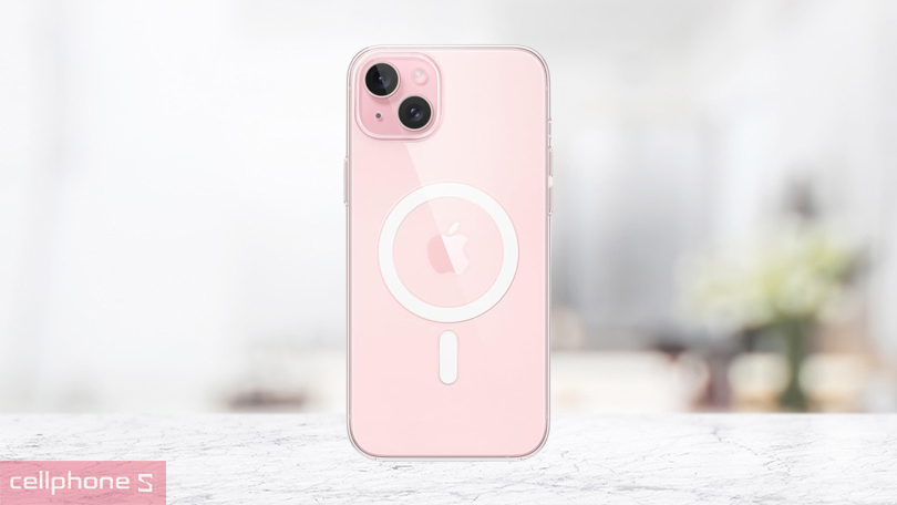 Ốp lưng iPhone 15 Plus Silicone hỗ trợ sạc Magsafe - Bảo vệ mạnh mẽ, sạc không dây tiện lợi