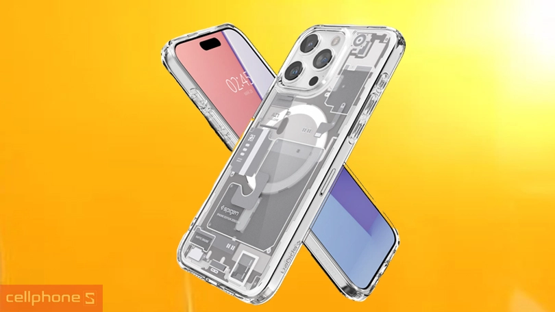 Ốp lưng Magsafe iPhone 15 Pro Max Spigen Ultra Hybrid Zero One - Thiết kế tinh tế, chống sốc cực đỉnh