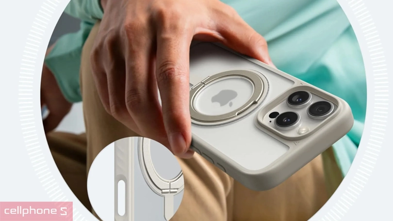 Thiết kế ốp lưng MagSafe iPhone 16 Pro Max Anker And Ring