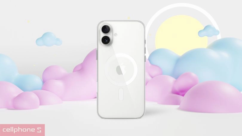 Ốp lưng iPhone 16 Plus Apple MagSafe Clear bảo vệ đáng tin, hỗ trợ MagSafe tiện lợi
