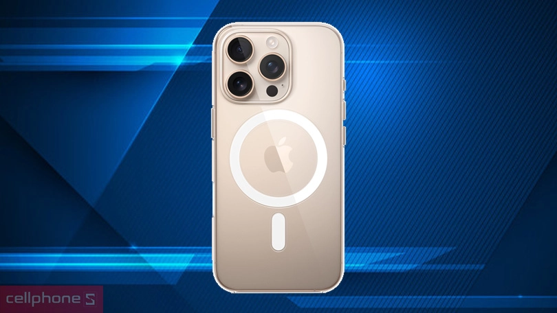 Ốp lưng iPhone 16 Pro Apple With Magsafe Clear - Bảo vệ toàn diện, chống sốc và trầy xước tốt