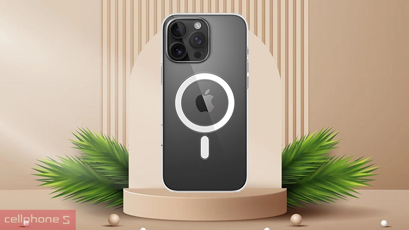 Ốp lưng iPhone 16 Pro Max Apple MagSafe Clear - Thiết kế tinh tế, bảo vệ tối ưu