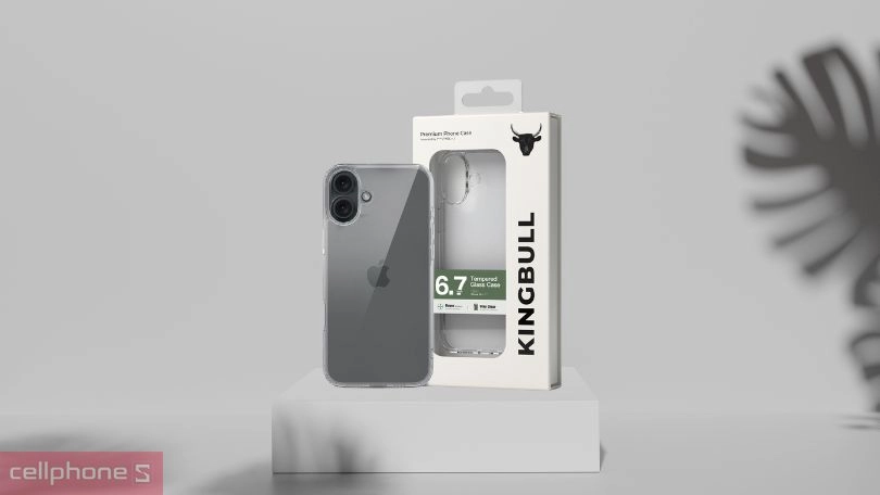 Chất lượng ốp lưng iPhone 16 Plus Mipow Transparent trong suốt