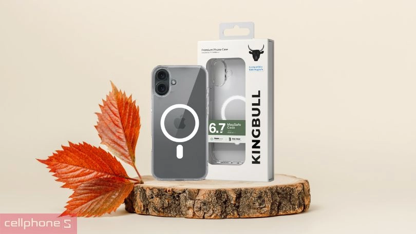 Ốp lưng iPhone 16 Plus Mipow Transparent With Magsafe trong suốt 