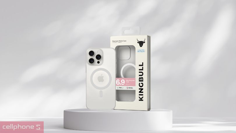 Thiết kế ốp lưng iPhone 16 Pro Max Mipow Premium slim with magsafe