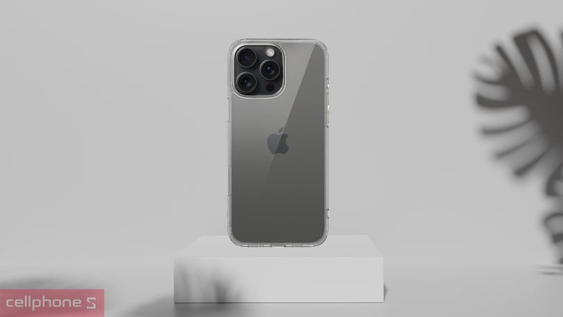 Thiết kế ốp lưng iPhone 16 Pro Max Mipow Transparent trong suốt