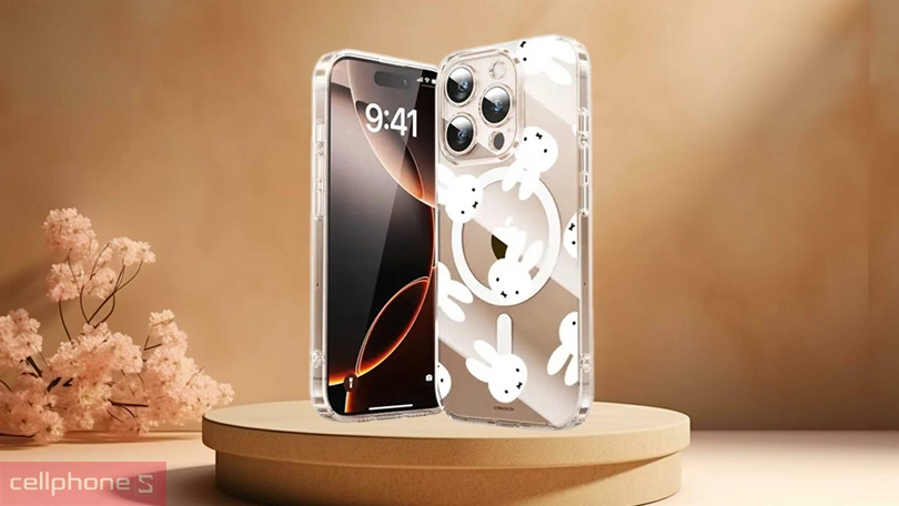 Ốp lưng iPhone 16 Pro Max Mipow Premium With Magsafe Miffy & Imagination