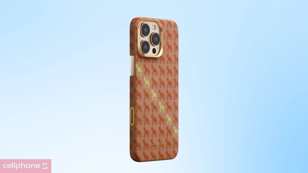 Thiết kế ốp lưng iPhone 16 Pro Max Pitaka Edge Happiness Rides In