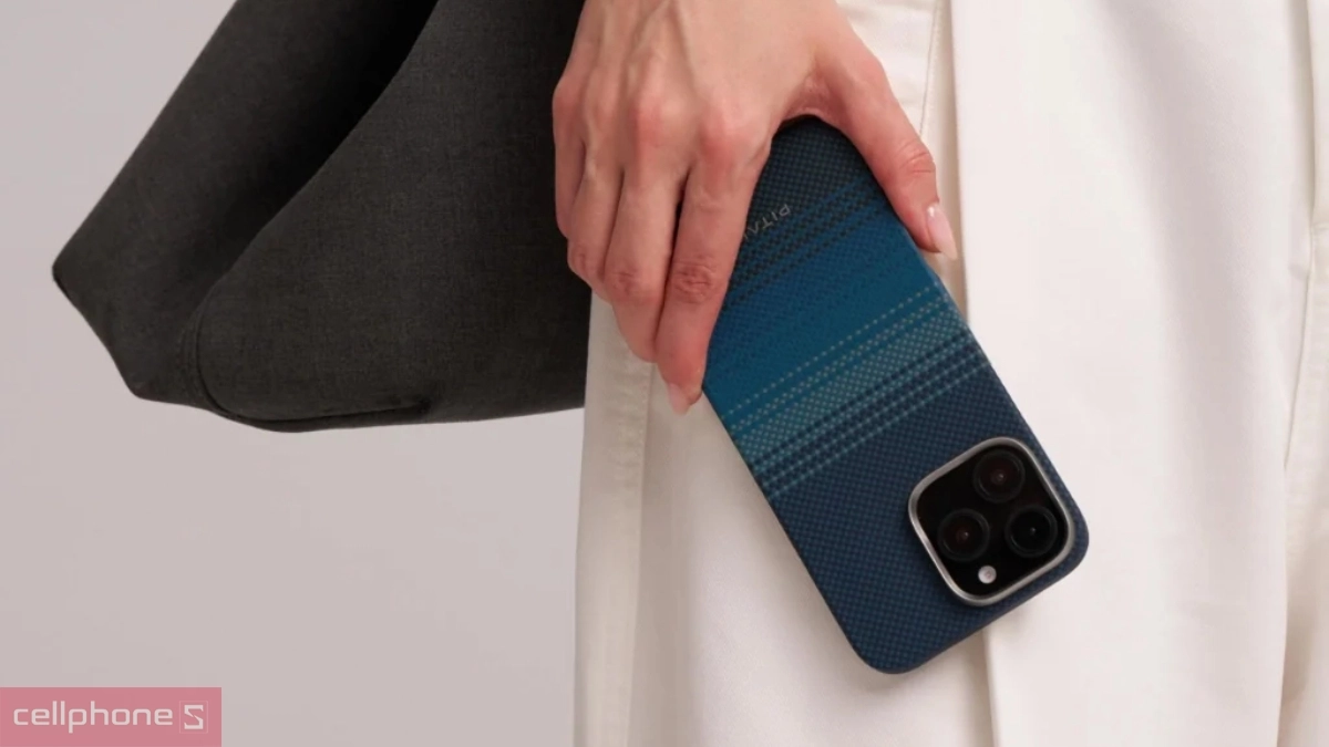 Độ bền ốp lưng iPhone 16 Pro Max Pitaka Tactile Woven