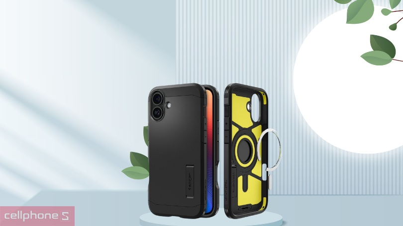 Tính năng ốp lưng iPhone 16 Plus Spigen Tough Armor With Magsafe