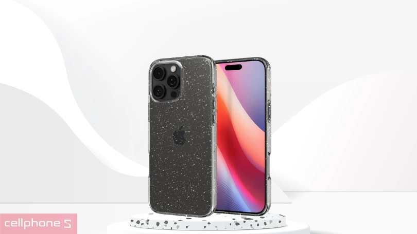 Ốp lưng iPhone 16 Pro Max Spigen Liquid Crystal Glitter – Khám phá vẻ đẹp đến bất ngờ