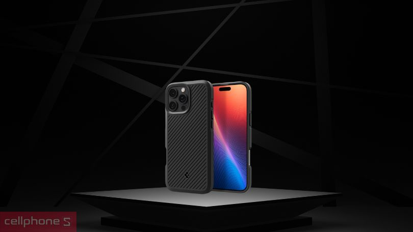 Thiết kế ốp lưng iPhone 16 Pro Spigen Core Armor Matte