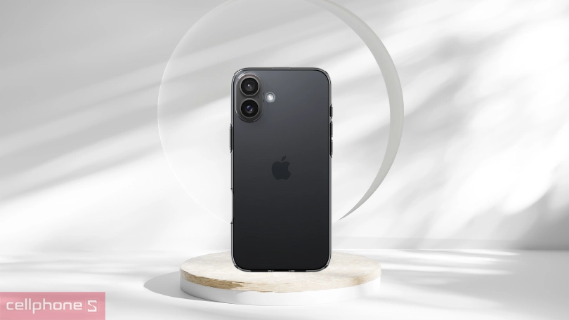 Ốp lưng iPhone 16 Spigen Crystal Flex Space Crystal - Chất liệu polycarbonate cứng cáp