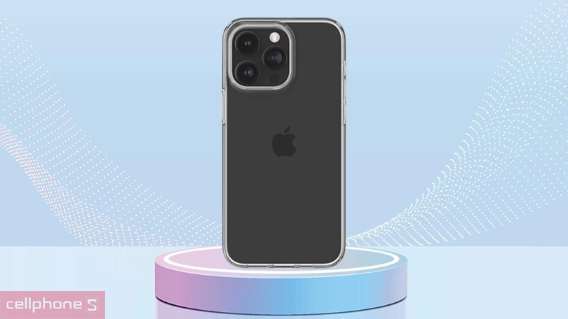 Ốp lưng iPhone 16 Pro Spigen Spigen Liquid Crystal Clear (Trong Suốt)