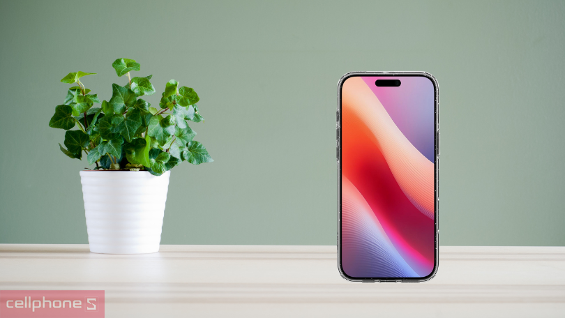 Ốp lưng iPhone 16 Pro Spigen Liquid Crystal Glitter lấp lánh, chống rơi Air Cushion