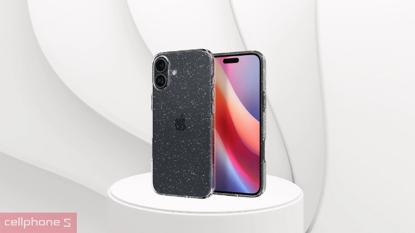 Ốp lưng iPhone 16 Liquid Crystal Glitter - Thiết kế bắt mắt, bảo vệ toàn diện