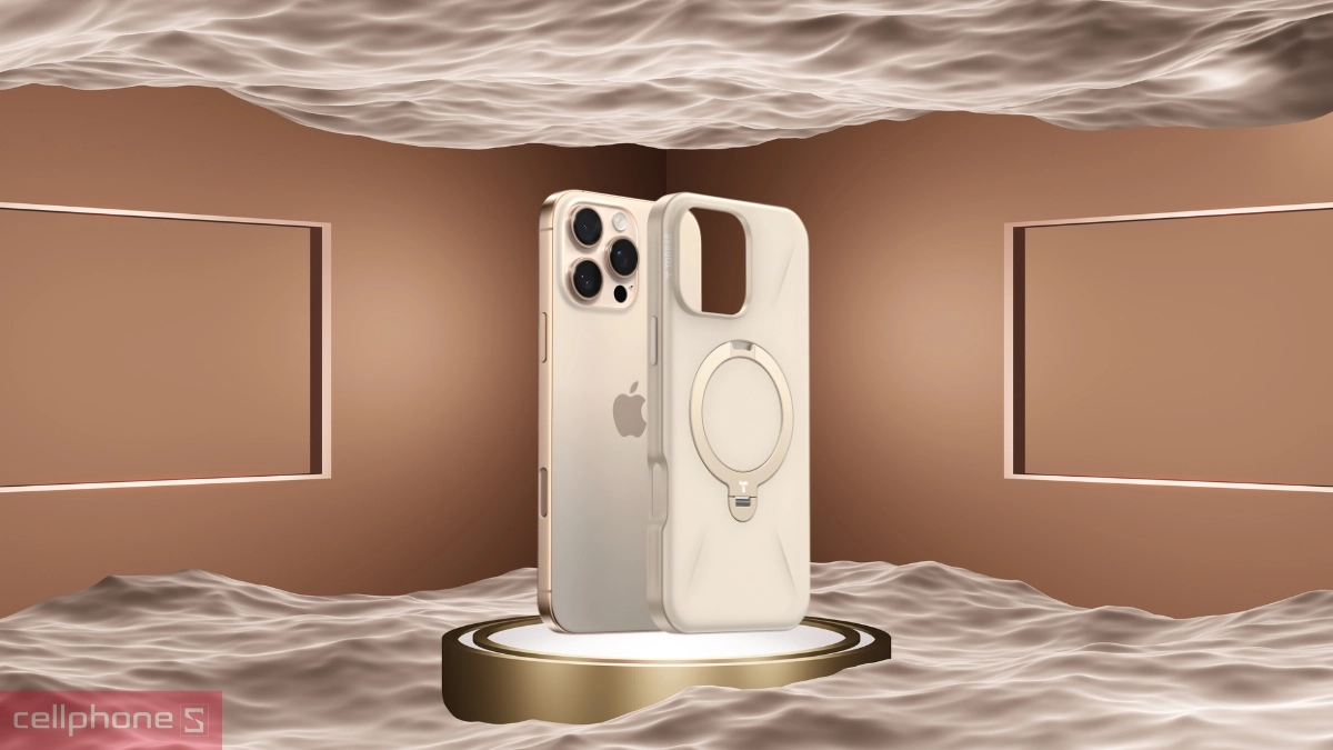 Vòng nam châm ốp lưng iPhone 16 Pro Max Torras Q Pro With MagSafe