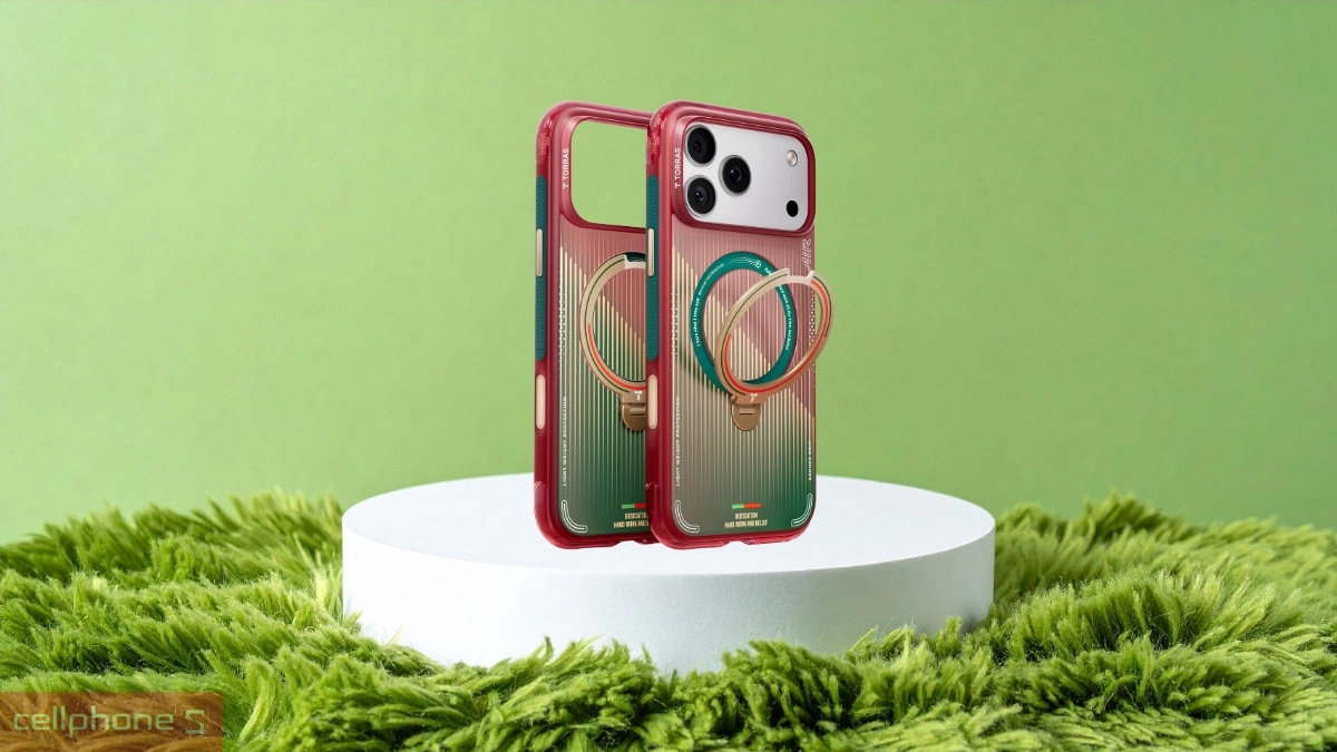Thiết kế ốp lưng iPhone 17 Pro Max TORRAS Q3 Air With MagSafe World Cup