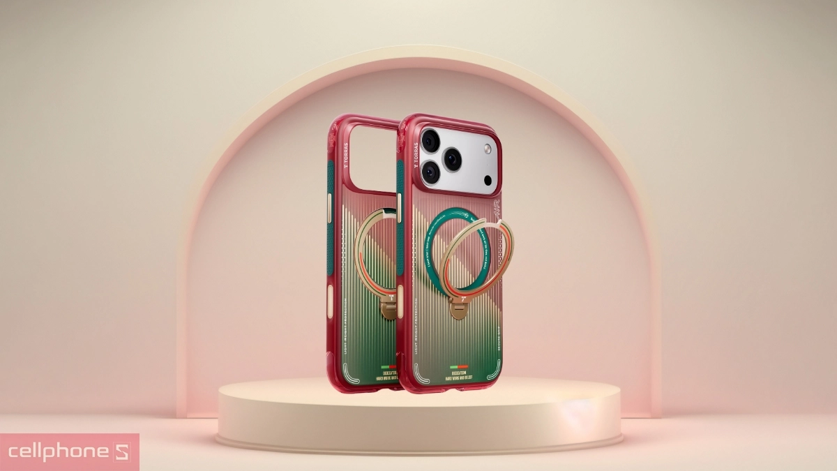 Công nghệ ốp lưng iPhone 17 Pro Max TORRAS Q3 Air With MagSafe World Cup