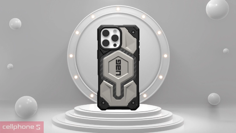 Ốp lưng iPhone 16 Pro Max UAG Monarch Pro Titanium - Thẩm mỹ và bền bỉ