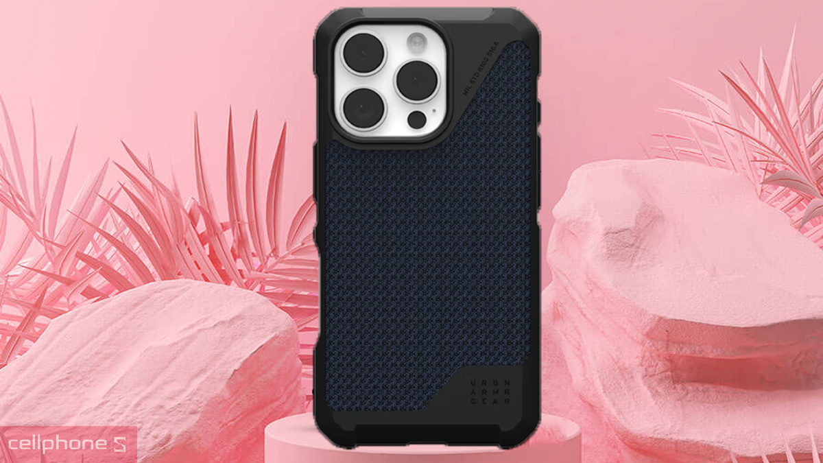 Ốp lưng iPhone 16 Pro UAG Metropolis LT With MagSafe Kevlar bảo vệ hiệu quả