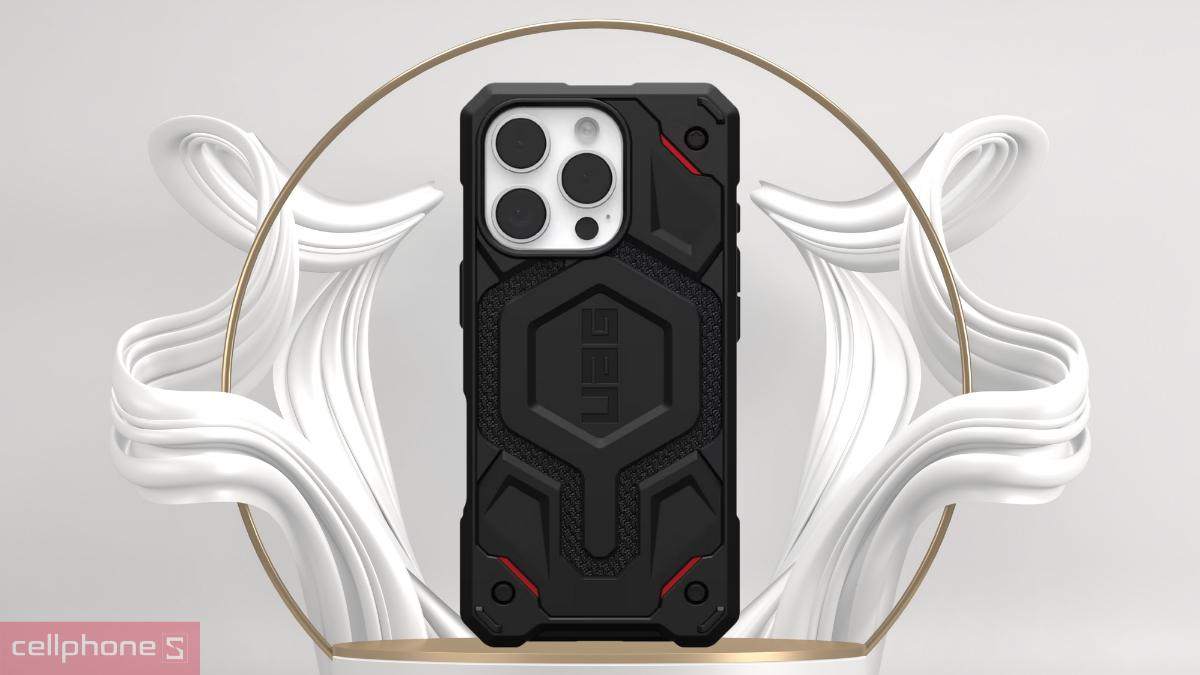 Thiết kế ốp lưng iPhone 16 Pro UAG Monarch Pro Kevlar