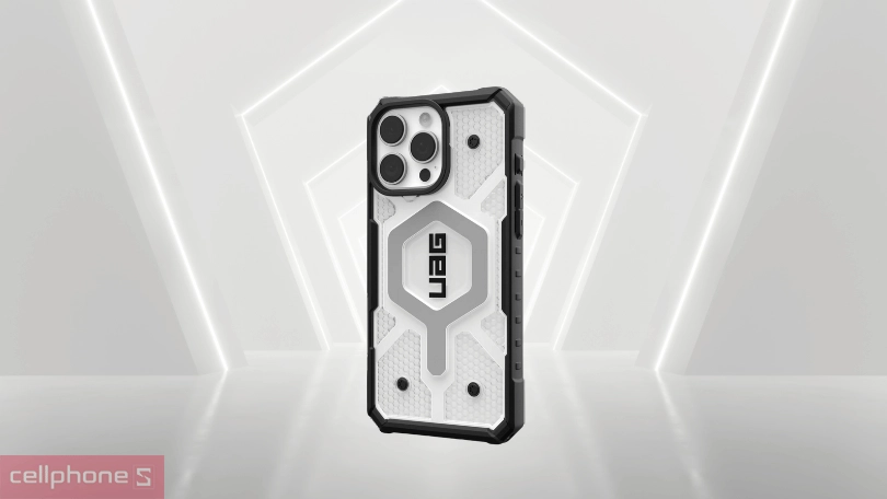 Ốp lưng iPhone 16 Pro UAG chống sốc Pathfinder Clear With Magsafe - Ốp lưng sở hữu lớp vỏ giáp cứng cáp