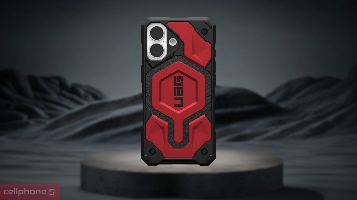 Thiết kế ốp lưng iPhone 16 UAG Monarch Pro Carbon Fiber 