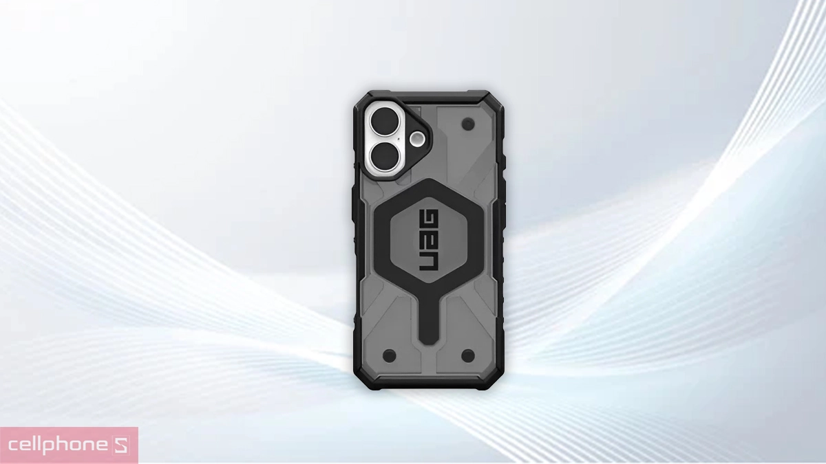 Ốp lưng iPhone 16 UAG Pathfinder Clear With MagSafe bảo vệ hiệu quả