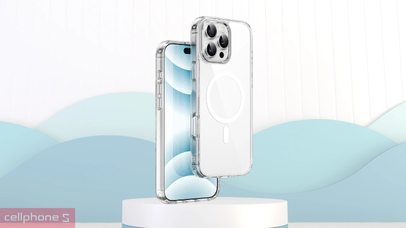 Thiết kế ốp lưng iPhone 16 Pro WIWU MCC-101 Clear