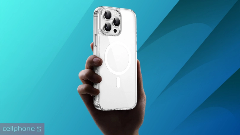 Thiết kế ốp lưng iPhone 16 Pro WIWU MCC-101 Clear