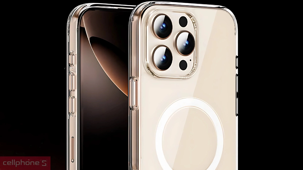 Ốp lưng iPhone 16 Pro Max Wiwu MCC-102 Clear được cấu tạo từ chất liệu TPU dẻo kết hợp khung PC