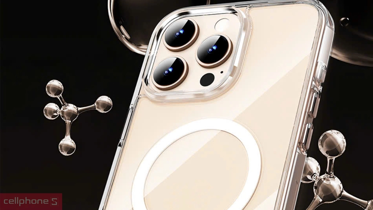 Ốp lưng iPhone 16 Pro Max Wiwu MCC-102 Clear sở hữu kiểu dáng trong suốt