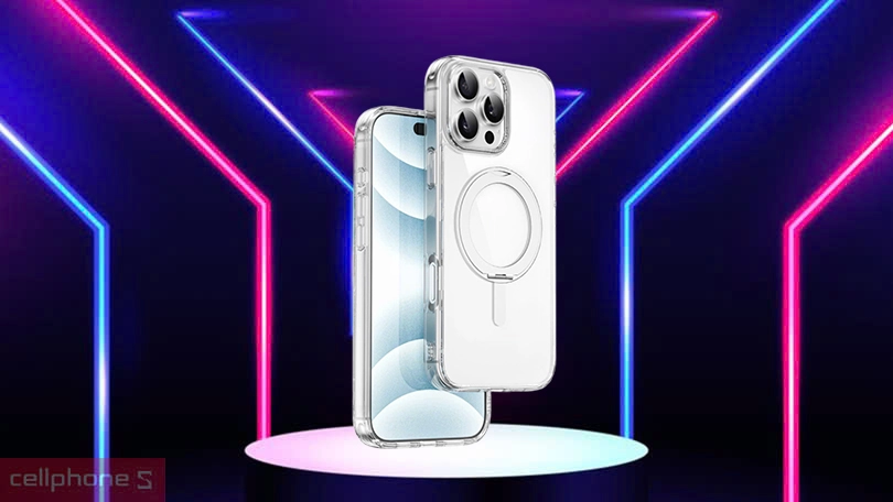 Thiết kế ốp lưng iPhone 16 Pro Wiwu MCC 201 Clear