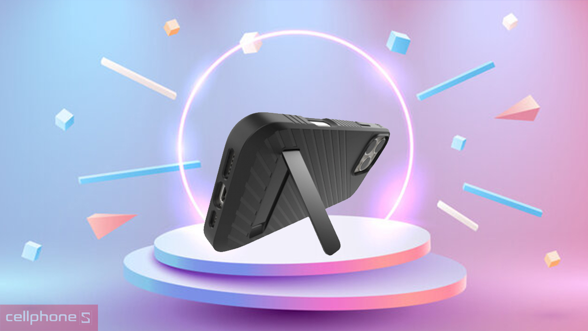 Ốp lưng iPhone 16 Pro Max Zagg Denali Kickstand With Magsafe tương thích sạc không dây