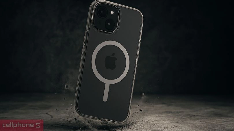 Khả năng kháng va đập, trầy xước của ốp lưng iPhone 16e/15/14/13 Zagg Crystal Palace Magsafe Clear