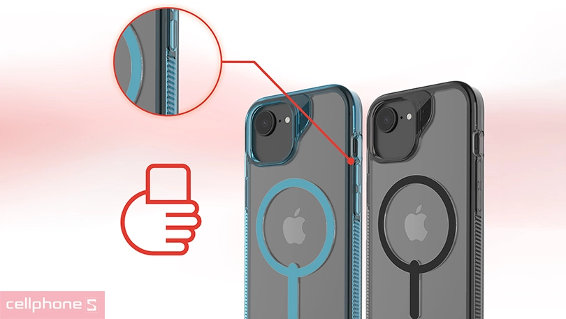 Thiết kế ốp lưng iPhone 16e/15/14/13 ZAGG Santa Cruz Magsafe