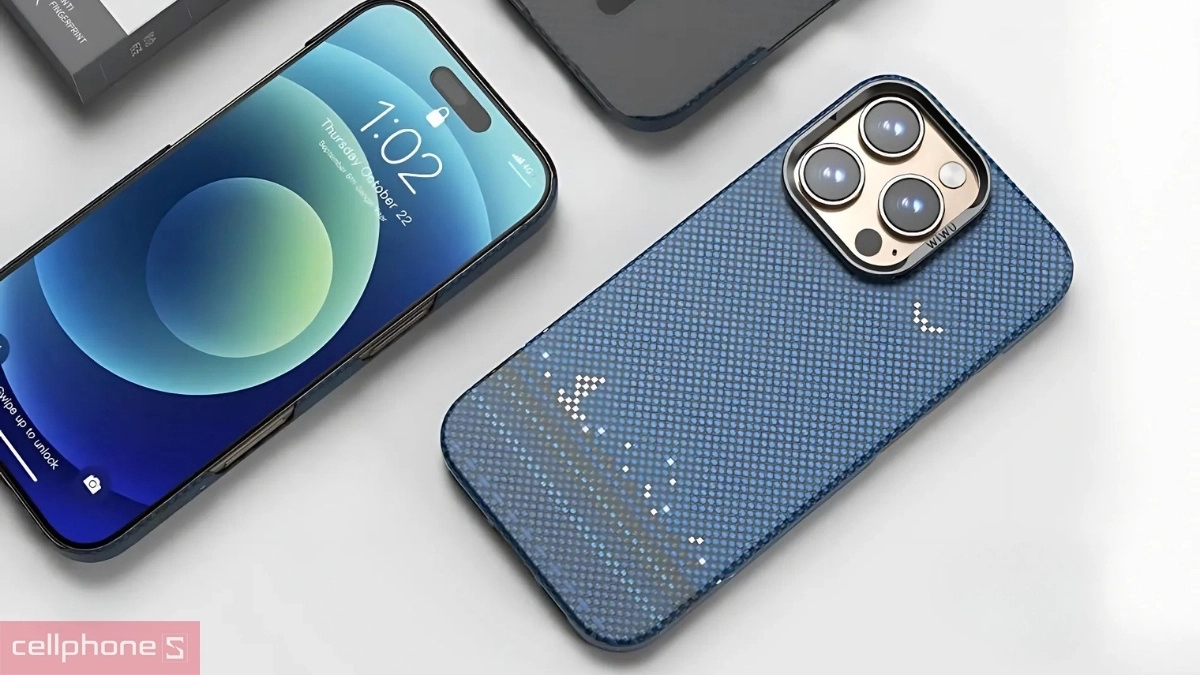 Ốp lưng iPhone 16 Pro Max Wiwu Aramid Armor Salling DCC-209