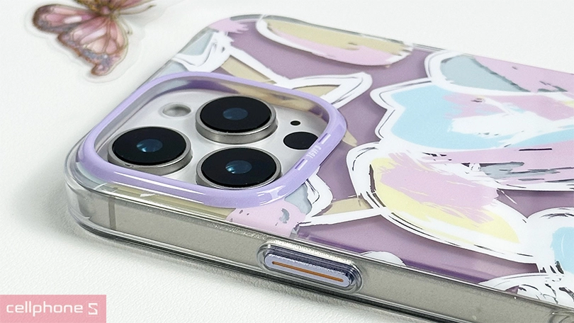 Ốp lưng iPhone 16 Pro TGVIS Space Color Fun - Họa tiết độc đáo