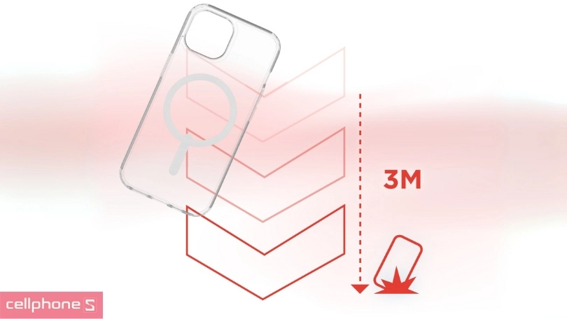 Ốp lưng iPhone 16e/15/14/13 Zagg Crystal Palace Lite With Magsafe Clear - Bảo vệ vượt trội, tương thích MagSafe