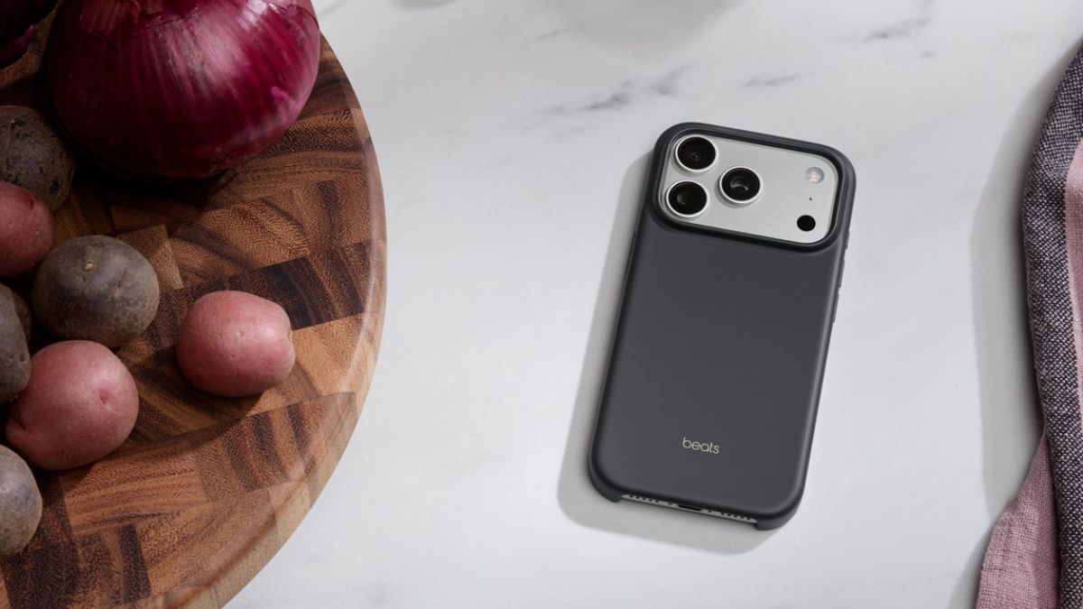 Thiết kế, vật liệu hoàn thiện của ốp lưng iPhone 17 Pro Beats Camera Control With Magsafe