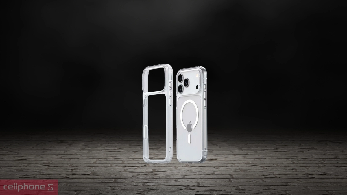 Khả năng tương thích sạc Magsafe của ốp lưng iPhone 17 Pro Likgus With Magsafe Clear